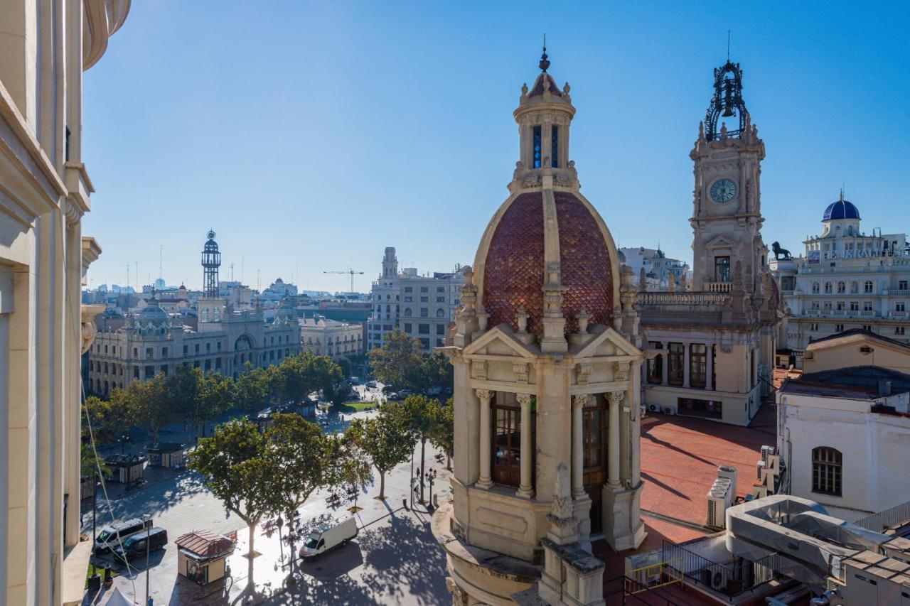 Ayuntamiento Panoramic Apartment Valencia Exterior foto
