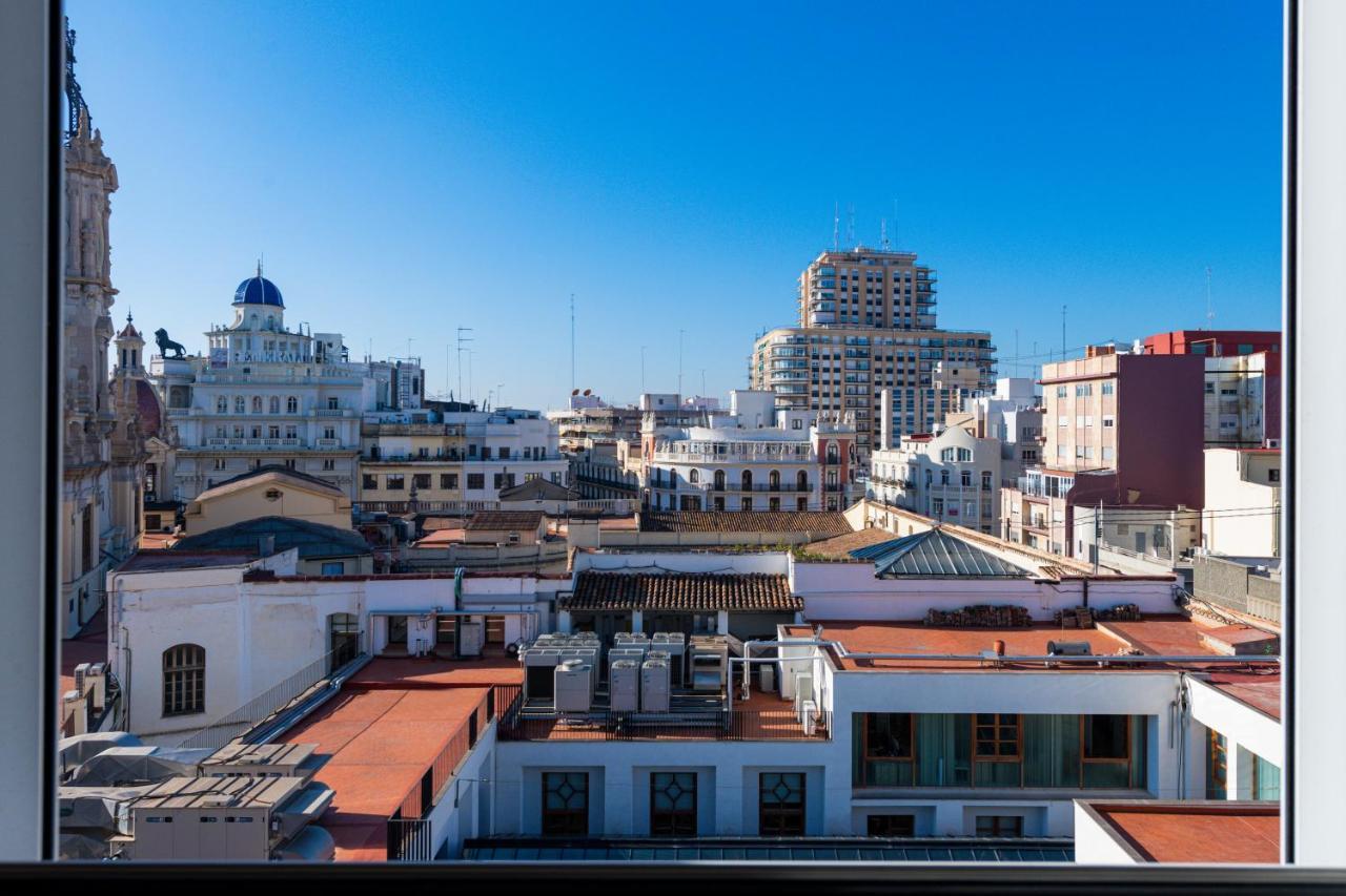 Ayuntamiento Panoramic Apartment Valencia Exterior foto