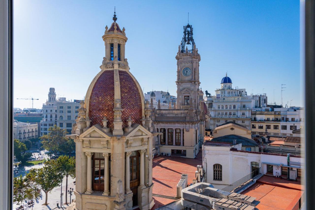 Ayuntamiento Panoramic Apartment Valencia Exterior foto