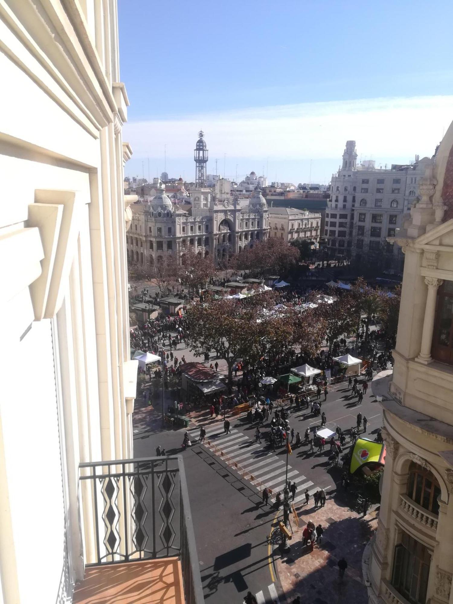 Ayuntamiento Panoramic Apartment Valencia Exterior foto